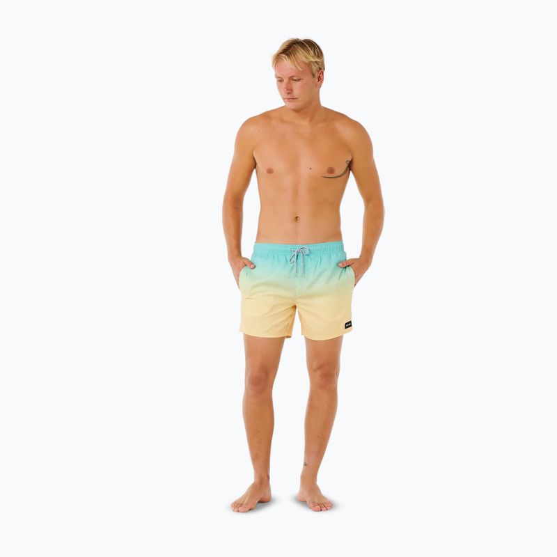 Шорти для плавання чоловічі Rip Curl Offset Fade Volley aqua 2