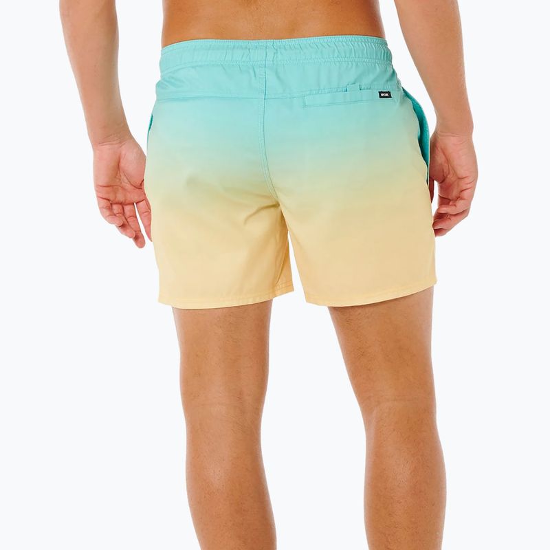 Шорти для плавання чоловічі Rip Curl Offset Fade Volley aqua 3