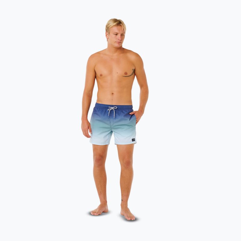 Шорти для плавання чоловічі Rip Curl Offset Fade Volley light navy 2