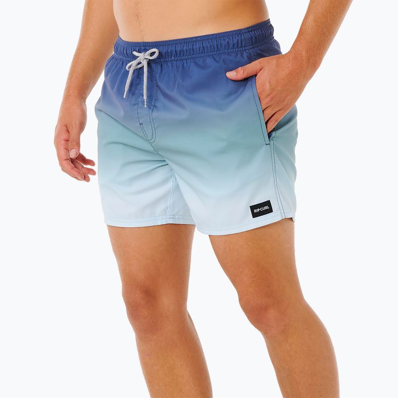 Шорти для плавання чоловічі Rip Curl Offset Fade Volley light navy 4