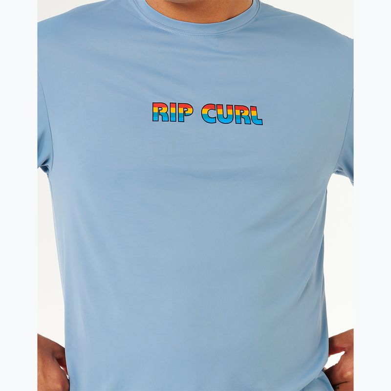 Футболка для плавання чоловіча Rip Curl Icons Of Surflite Upf faded denim 6