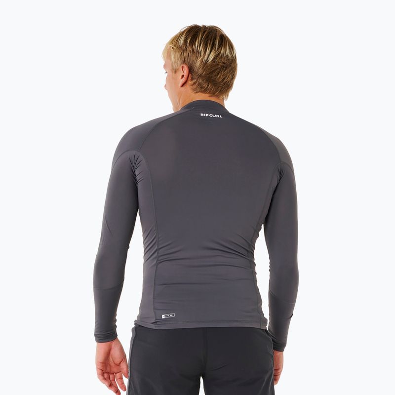 Чоловіча футболка з довгим рукавом для плавання Rip Curl Waves Upf Perf charcoal grey 3