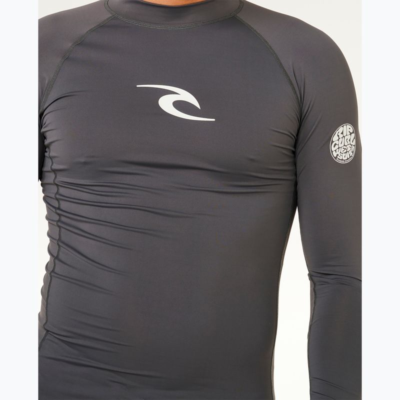 Чоловіча футболка з довгим рукавом для плавання Rip Curl Waves Upf Perf charcoal grey 6
