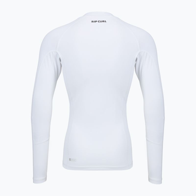 Чоловіча футболка з довгим рукавом для плавання Rip Curl Waves Upf Perf white 2
