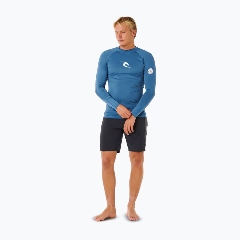 Чоловіча футболка з довгим рукавом для плавання Rip Curl Waves Upf Perf bluefin 2