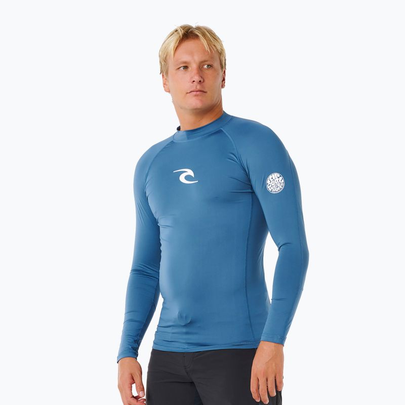 Чоловіча футболка з довгим рукавом для плавання Rip Curl Waves Upf Perf bluefin 5