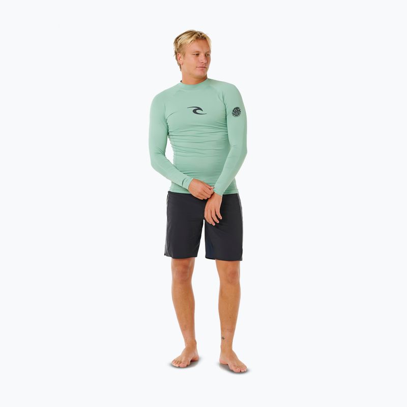 Чоловіча футболка з довгим рукавом для плавання Rip Curl Waves Upf Perf aloe 2