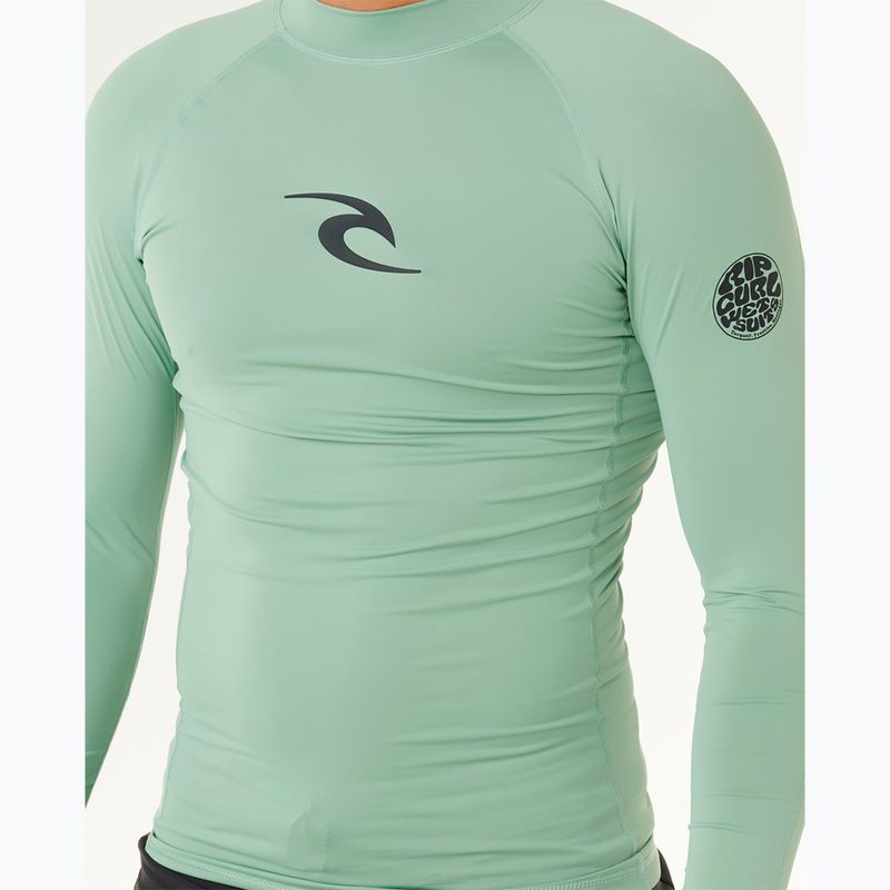 Чоловіча футболка з довгим рукавом для плавання Rip Curl Waves Upf Perf aloe 6