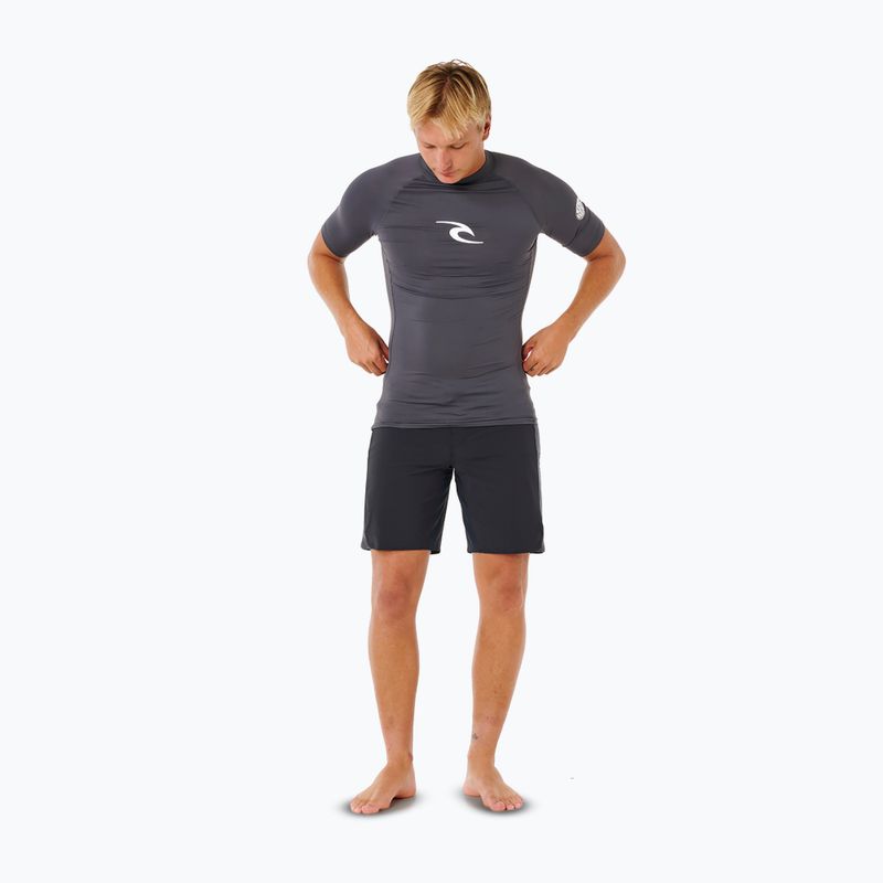 Футболка для плавання чоловіча Rip Curl Waves Upf Perf charcoal grey 2
