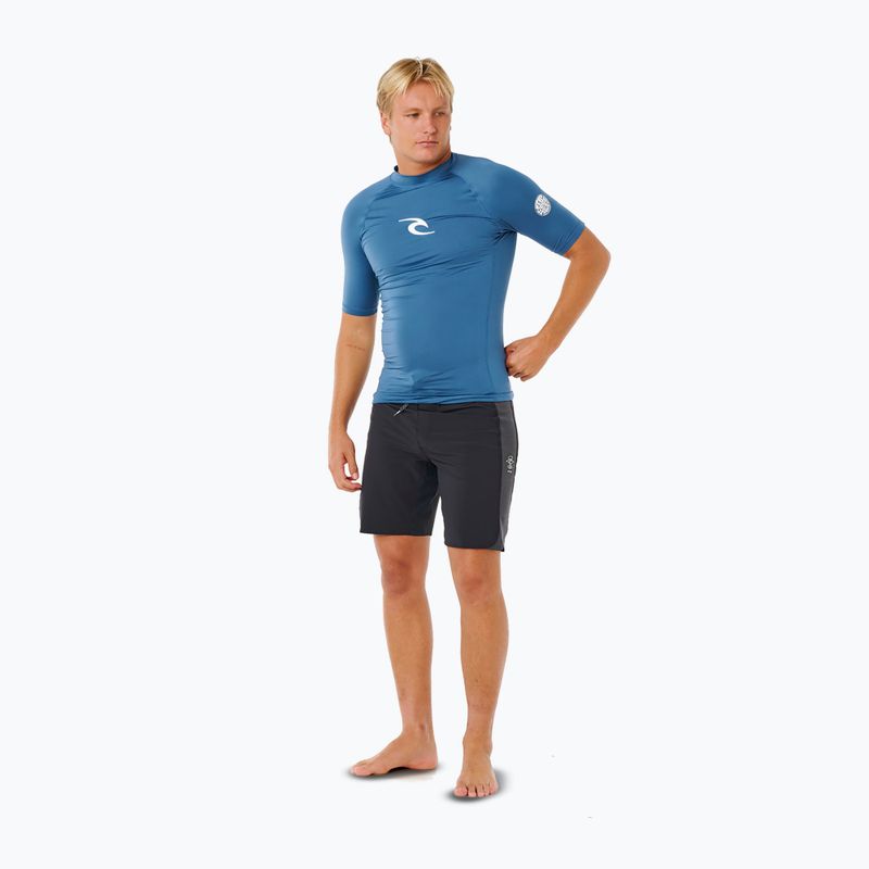 Футболка для плавання чоловіча Rip Curl Waves Upf Perf bluefin 2