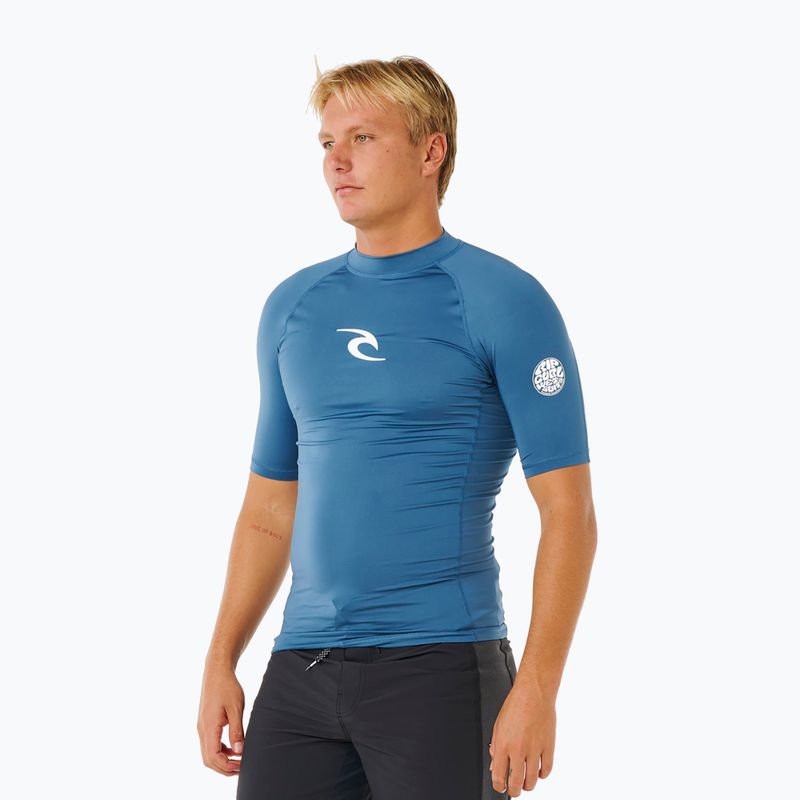 Футболка для плавання чоловіча Rip Curl Waves Upf Perf bluefin 4