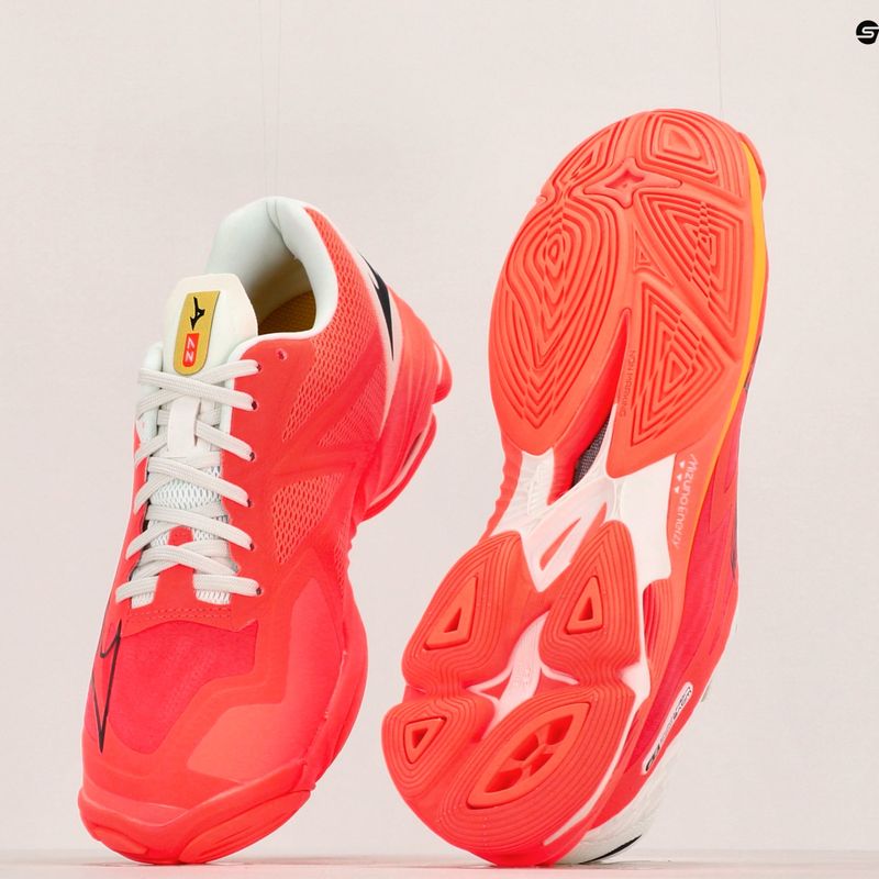 Кросівки волейбольні чоловічі Mizuno Wave Lightning Z7 neon flame / black / bolt2 neon 10