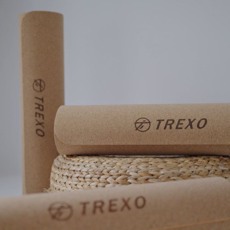 Килимок для йоги TREXO корковий TPE 6 mm чорний YM-C01C 13