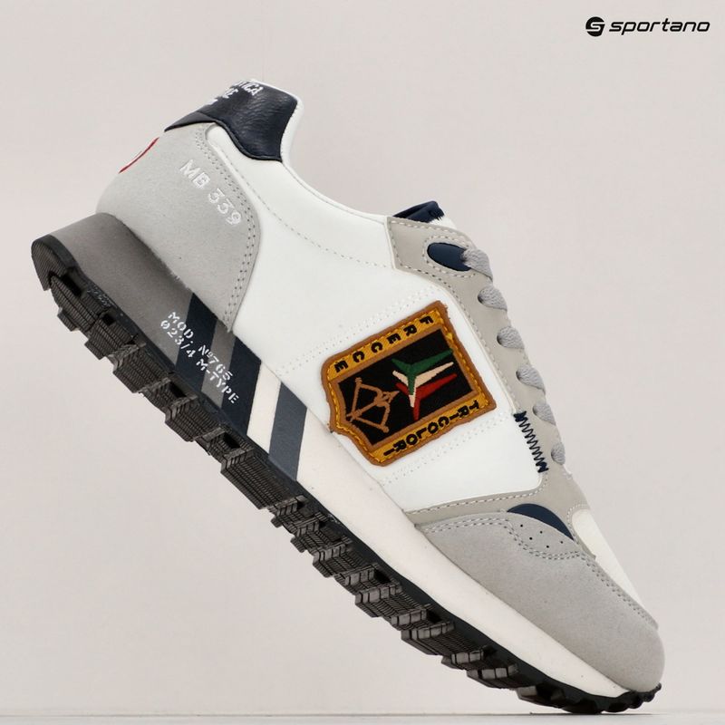 Кросівки чоловічі Aeronautica Militare Frecce Tricolori off white 9