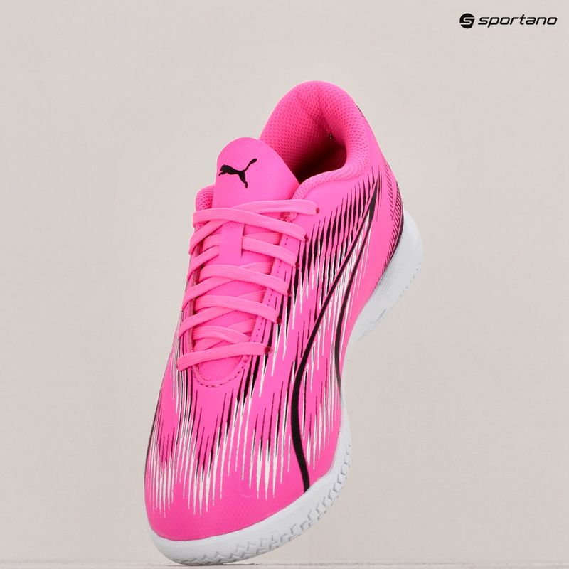 Бутси футбольні дитячі PUMA Ultra Play TT Jr poison pink/puma white/puma black 16