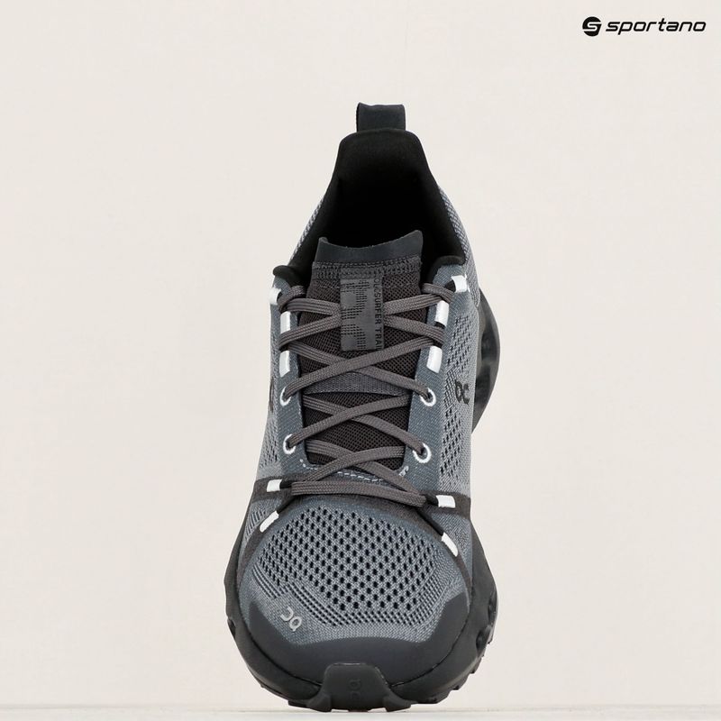 Черевики для бігу чоловічі On Cloudsurfer Trail eclipse/black 15