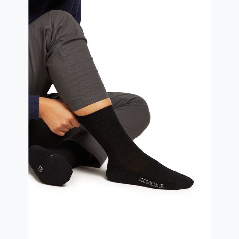 Шкарпетки жіночі Icebreaker Merino Lifestyle Light Crew black 4