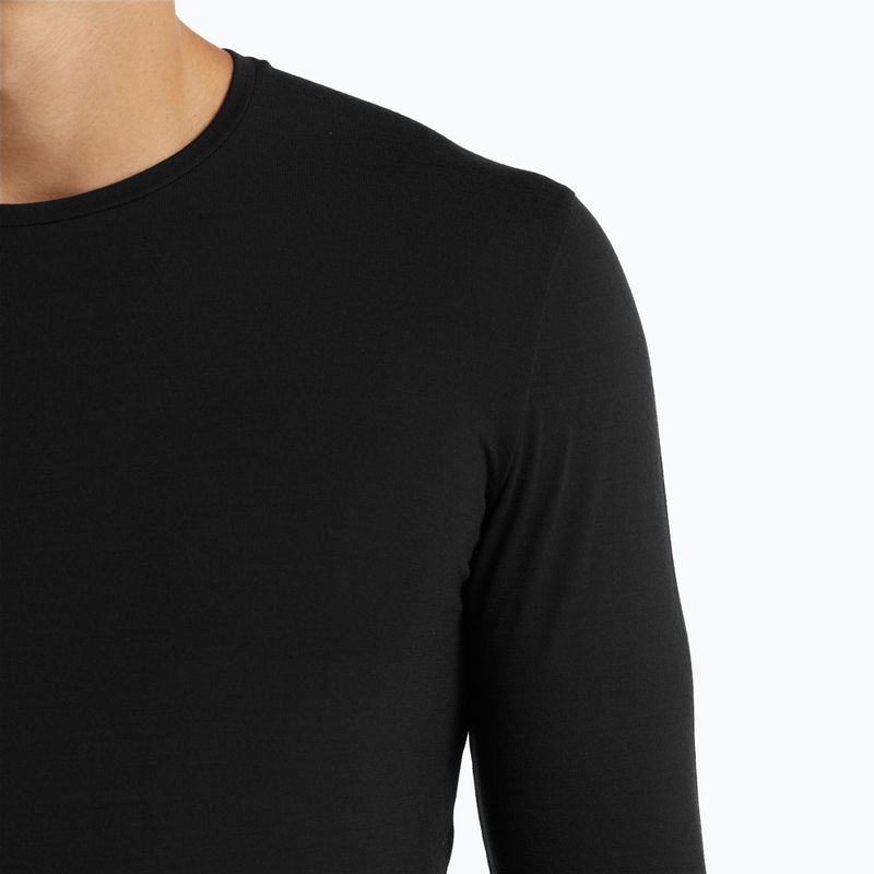 Чоловіча термоактивна кофта icebreaker Merino 150 Anatomica Crewe black 4