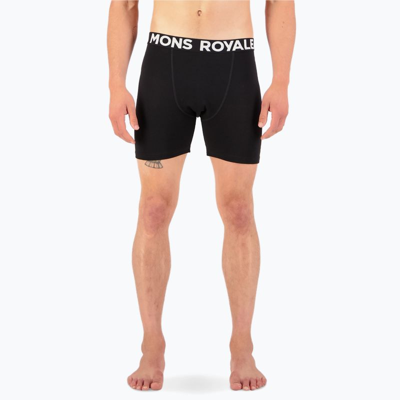 Труси термічні чоловічі Mons Royale Hold 'em Merino black 3