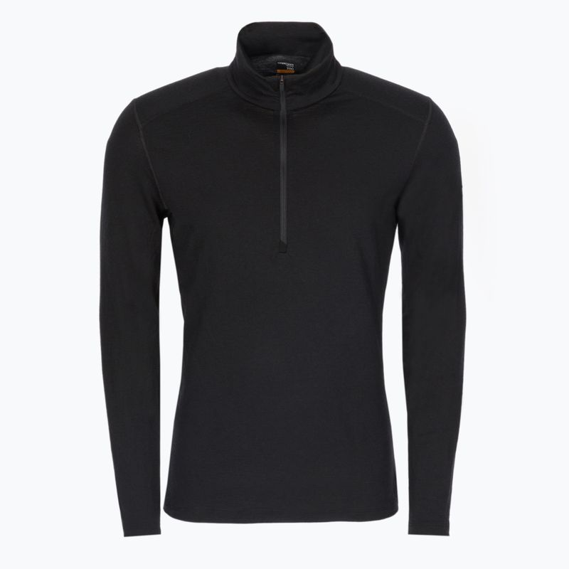 Термокофта чоловіча icebreaker 200 Oasis Half Zip black 7
