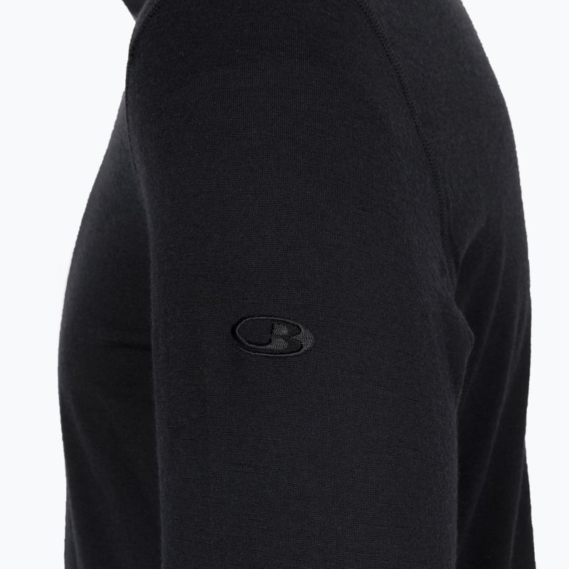 Термокофта чоловіча icebreaker 200 Oasis Half Zip black 9