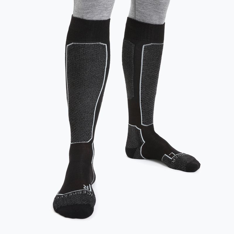 Шкарпетки лижні  чоловічі icebreaker Ski+ Light OTC black 2