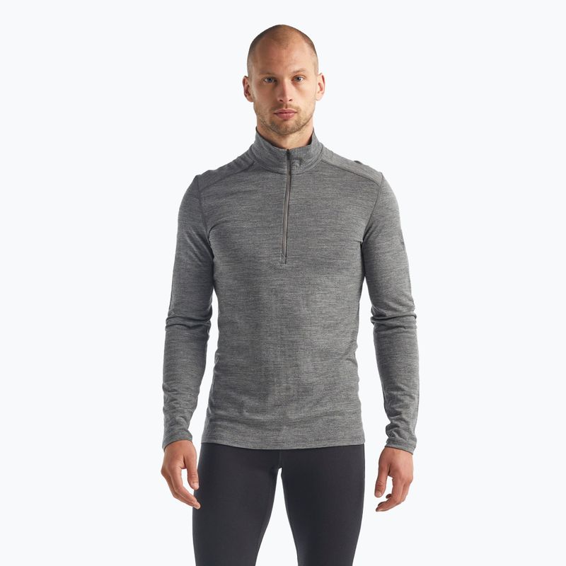 Термокофта чоловіча icebreaker 200 Oasis Half Zip gritstone heather