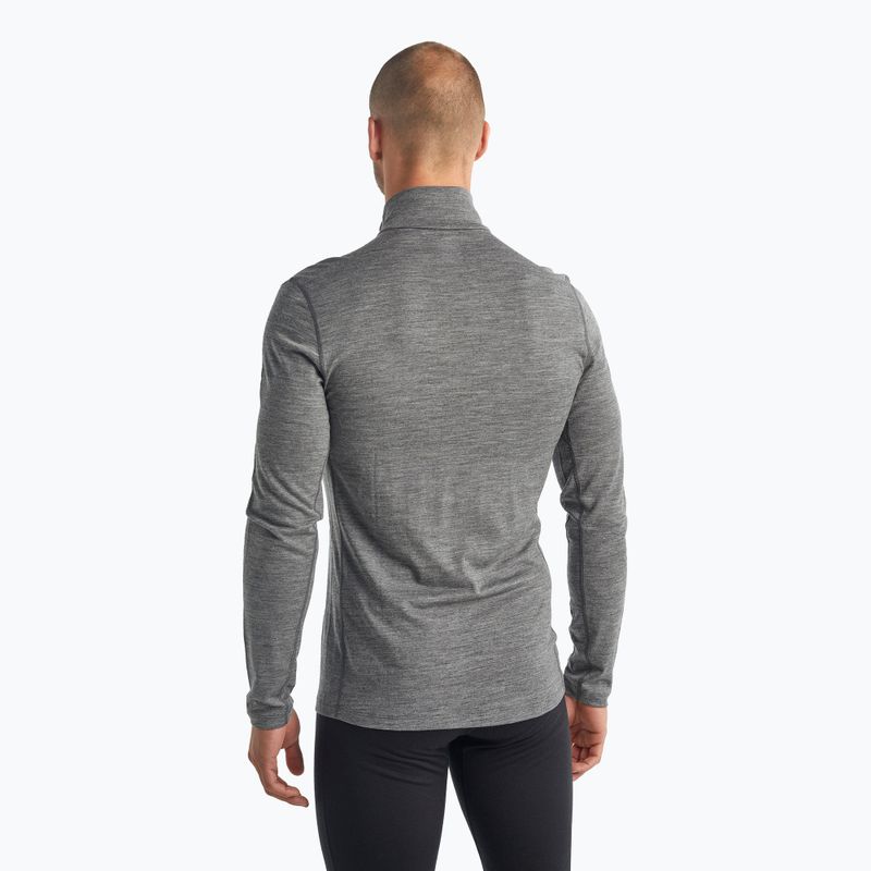 Термокофта чоловіча icebreaker 200 Oasis Half Zip gritstone heather 3