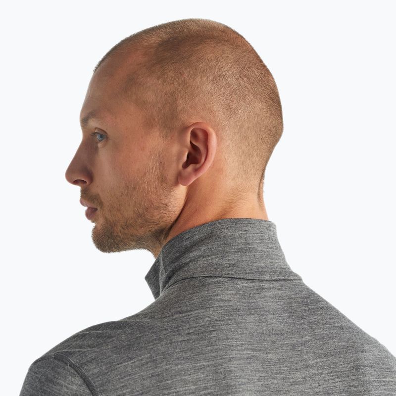 Термокофта чоловіча icebreaker 200 Oasis Half Zip gritstone heather 5