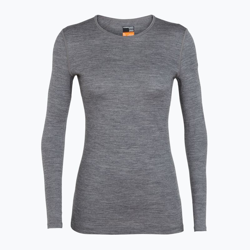 Жіноча термоактивна кофта icebreaker 200 Oasis Crewe gritstone heather 5