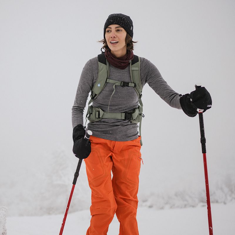 Жіноча термоактивна кофта icebreaker 200 Oasis Crewe gritstone heather 6