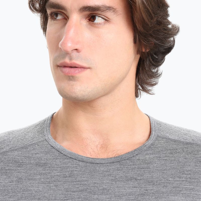 Футболка термічна чоловіча Icebreaker 200 Oasis Crewe gritstone heather 4