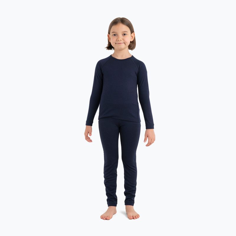 Термокофта дитяча icebreaker Kids 200 Oasis Crewe midnight navy 2