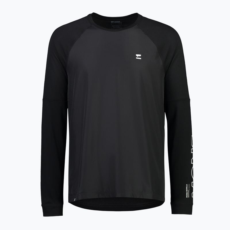 Чоловічий велосипедний лонгслів Mons Royale Tarn Merino Shift Wind Jersey чорний 5