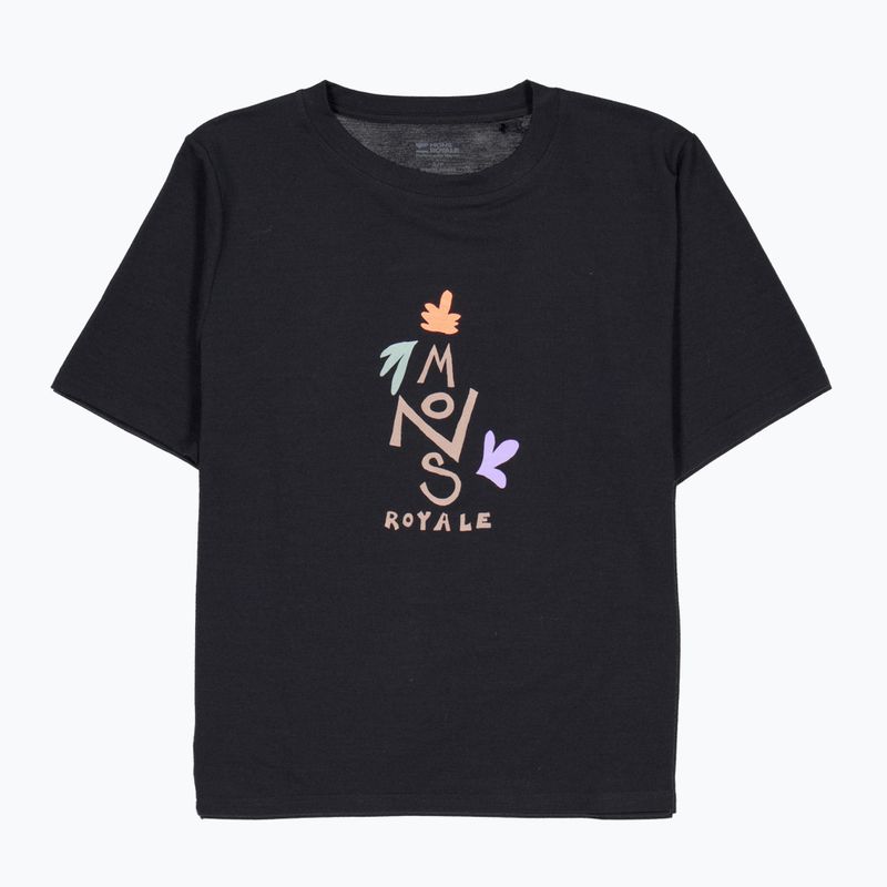 Жіноча футболка Mons Royale Icon Relaxed Tee чорна 6