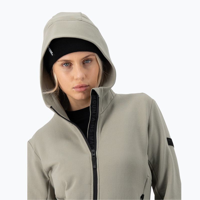 Жіночий світшот Mons Royale Arcadia Merino Fleece Hoody сушений шавлія 4