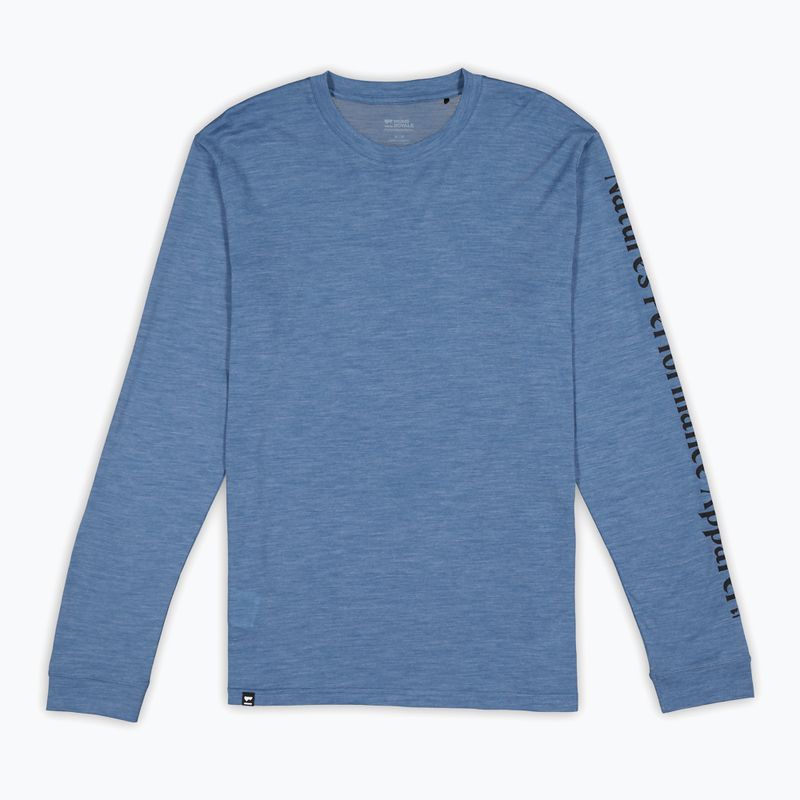 Чоловіча термоактивна кофта Mons Royale Zephyr Tencel steel blue 3