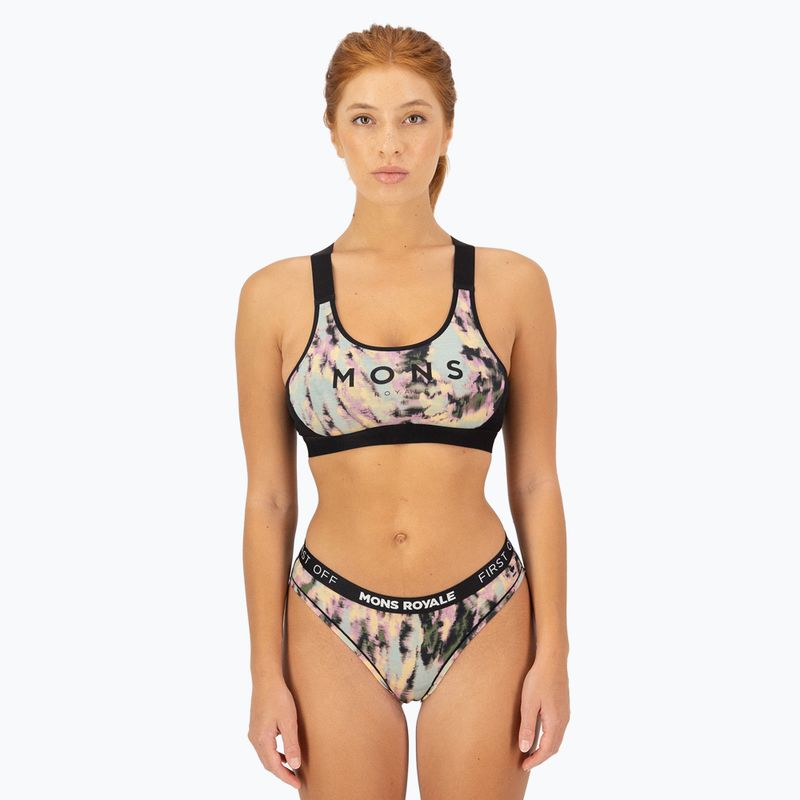 Бюстгальтер термічний Mons Royale Stella Merino X-Back black 2