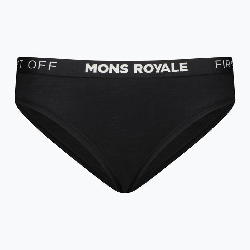 Труси термічні жіночі Mons Royale Folo Merino Briefs black