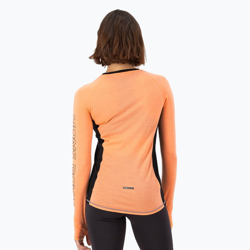 Жіноча термоактивна кофта Mons Royale Bella Tech grey heather/punch 2