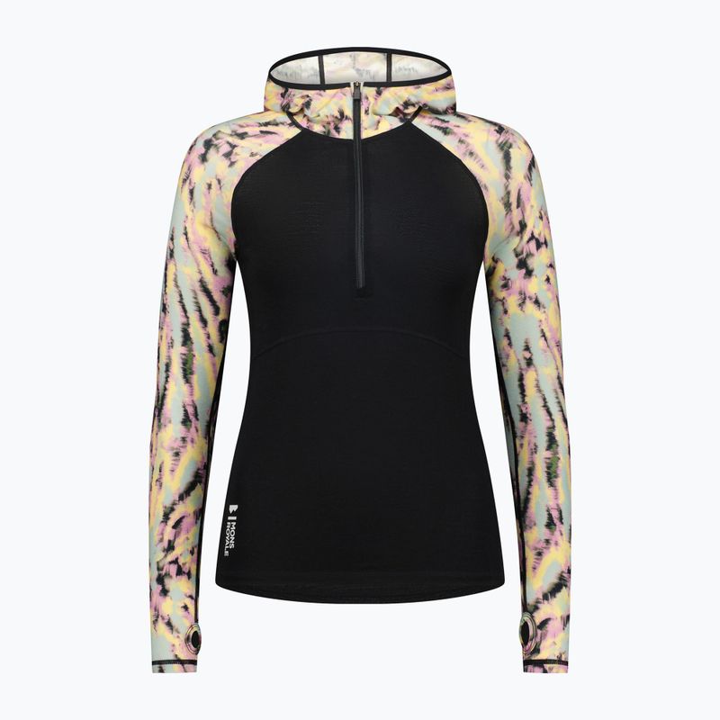 Кофта термічна жіноча Mons Royale Bella Tech Hood black 3