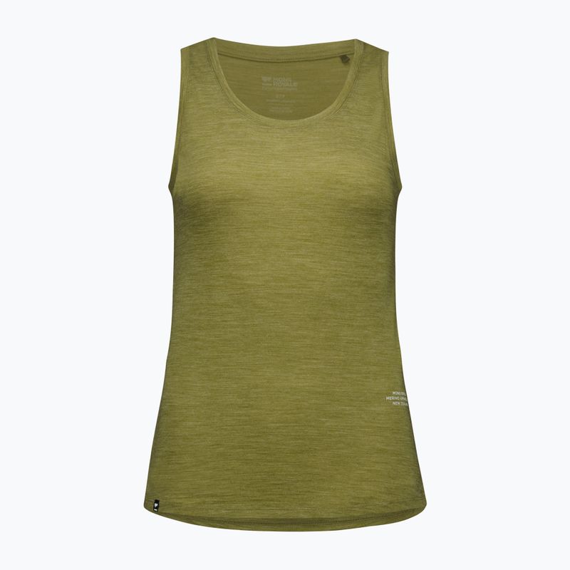 Жіноча термофутболка Mons Royale Zephyr Tencel Tank кольору папороті 3