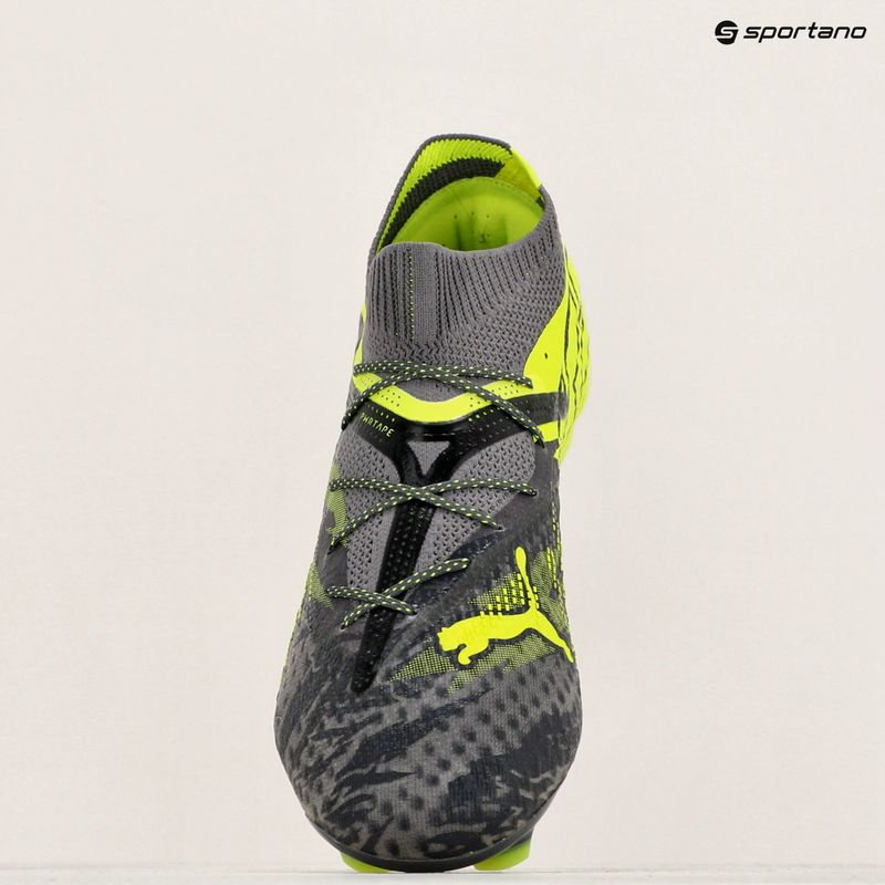 Футбольні бутси PUMA Future 7 Ultimate Rush FG/AG темно-сірі / прохолодні темно-сірі / електричний лайм 16