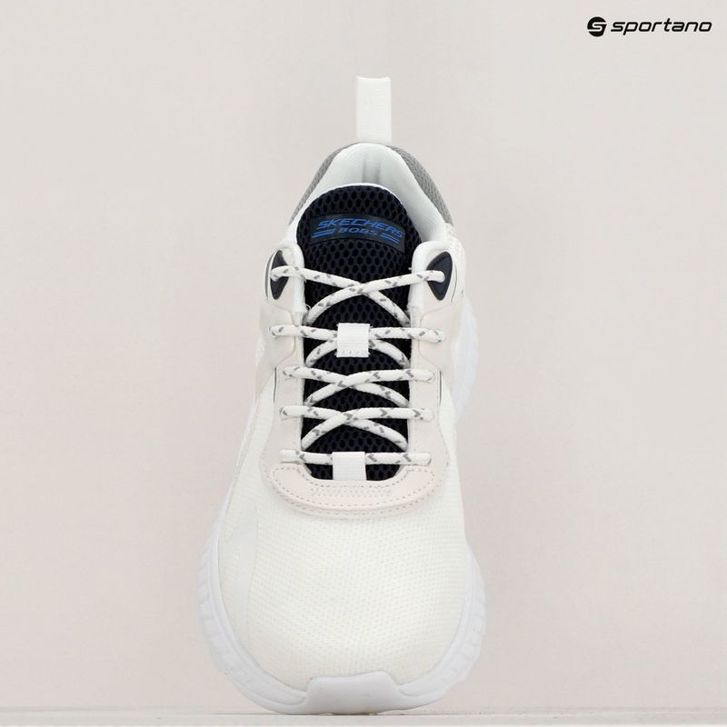 Кросівки чоловічі SKECHERS Bobs Squad Chaos Elevated Drift white/white/black 9