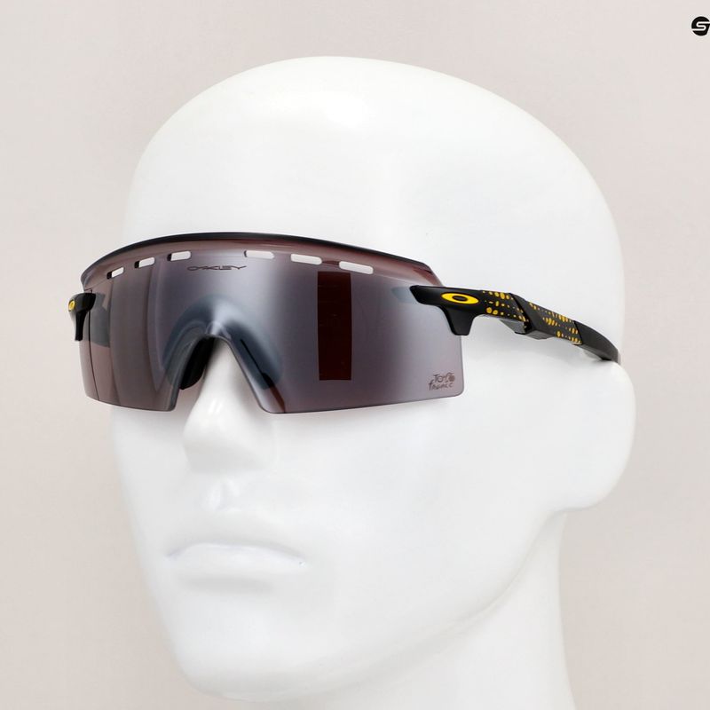 Сонцезахисні окуляри Oakley Encoder Strike 2024 Tour De France чорні чорнильні/призмові дорожні чорні 6