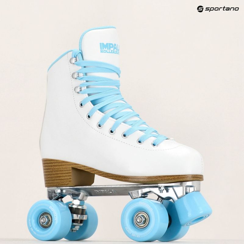 Жіночі роликові ковзани IMPALA Quad Skate white ice 13