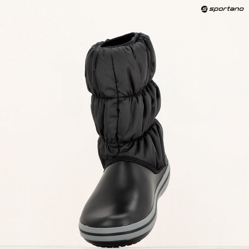 Жіночі снігоступи Crocs Winter Puff чорні/вугільні 9