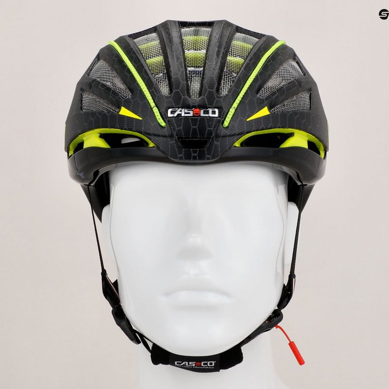 Велосипедний шолом CASCO Speedairo 2 неоновий вулик 8