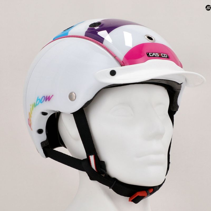 Дитячий велосипедний шолом CASCO Mini 2 rainbow 12