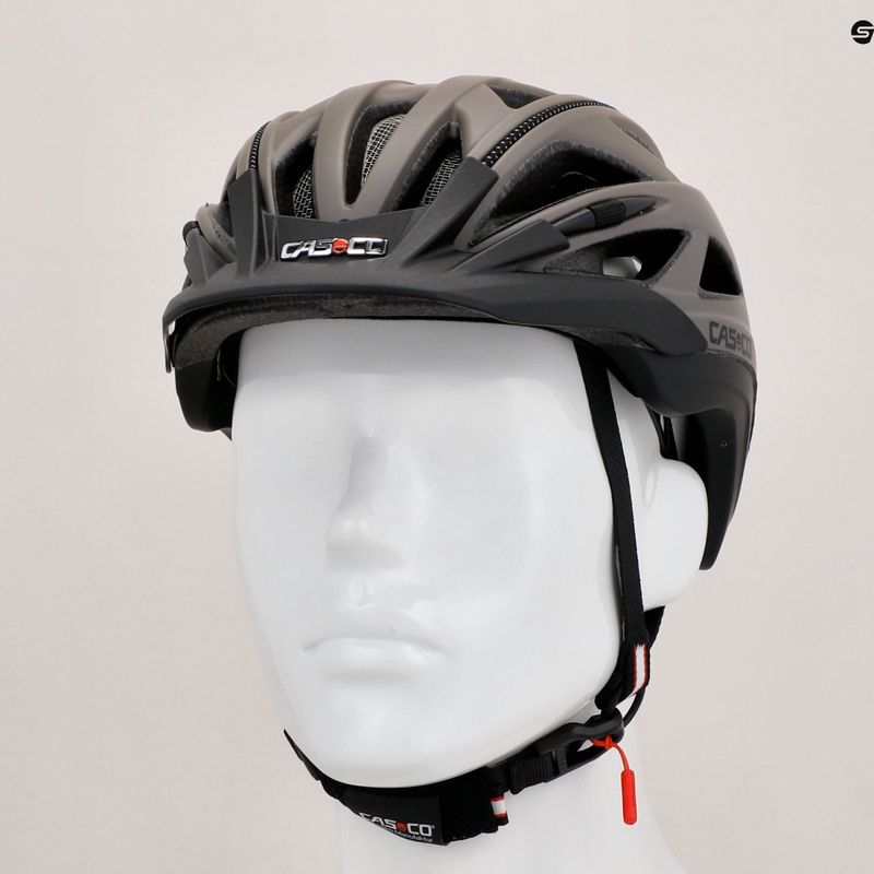 Велосипедний шолом CASCO Activ 2 warmgrey/black matt 9